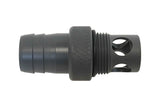 FatSac Fitting W733SS 1 inch barbed-suction stop sac valve thread