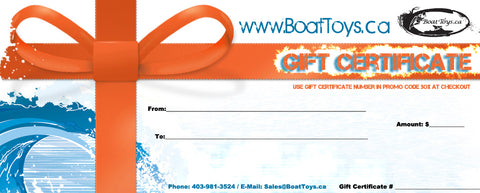 BoatToys.ca Gift Certificate - BoatToys.ca